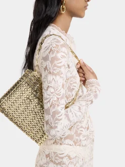 Iconic light gold 1969 Bag | Rabanne Shop