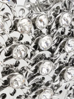 Iconic Silver Moon 1969 Bag embellished with Rhinestones | Rabanne Cheap