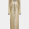 LONG DRESS IN LUREX JERSEY | Rabanne Outlet