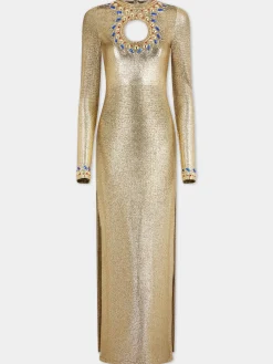 LONG DRESS IN LUREX JERSEY | Rabanne Outlet