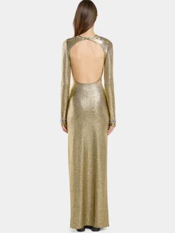 LONG DRESS IN LUREX JERSEY | Rabanne Outlet