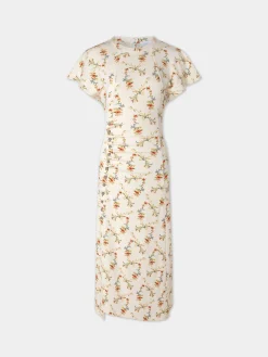 LONG GATHERED DRESS IN JERSEY | Rabanne Cheap