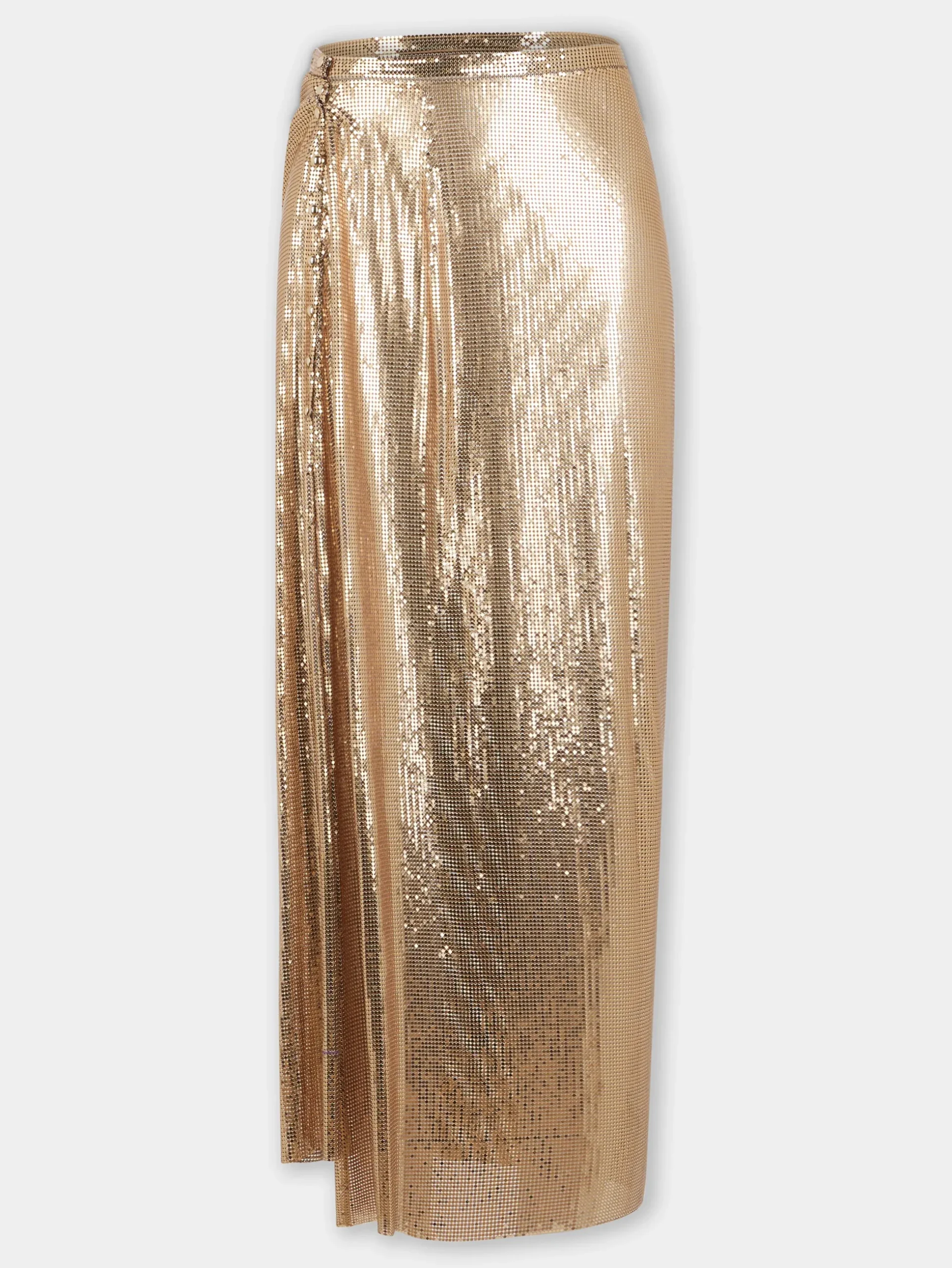 LONG GATHERED SKIRT IN MESH | Rabanne Cheap
