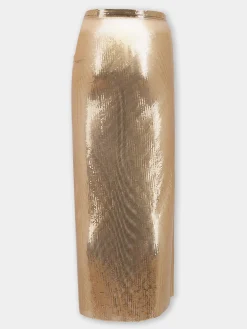 LONG GATHERED SKIRT IN MESH | Rabanne Cheap