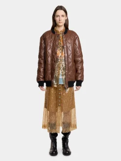 LONG QUILTED BLOUSON | Rabanne Shop