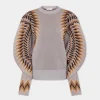 LONG-SLEEVE LUREX JACQUARD SWEATER | Rabanne Cheap