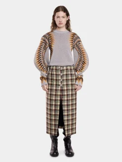 LONG-SLEEVE LUREX JACQUARD SWEATER | Rabanne Cheap