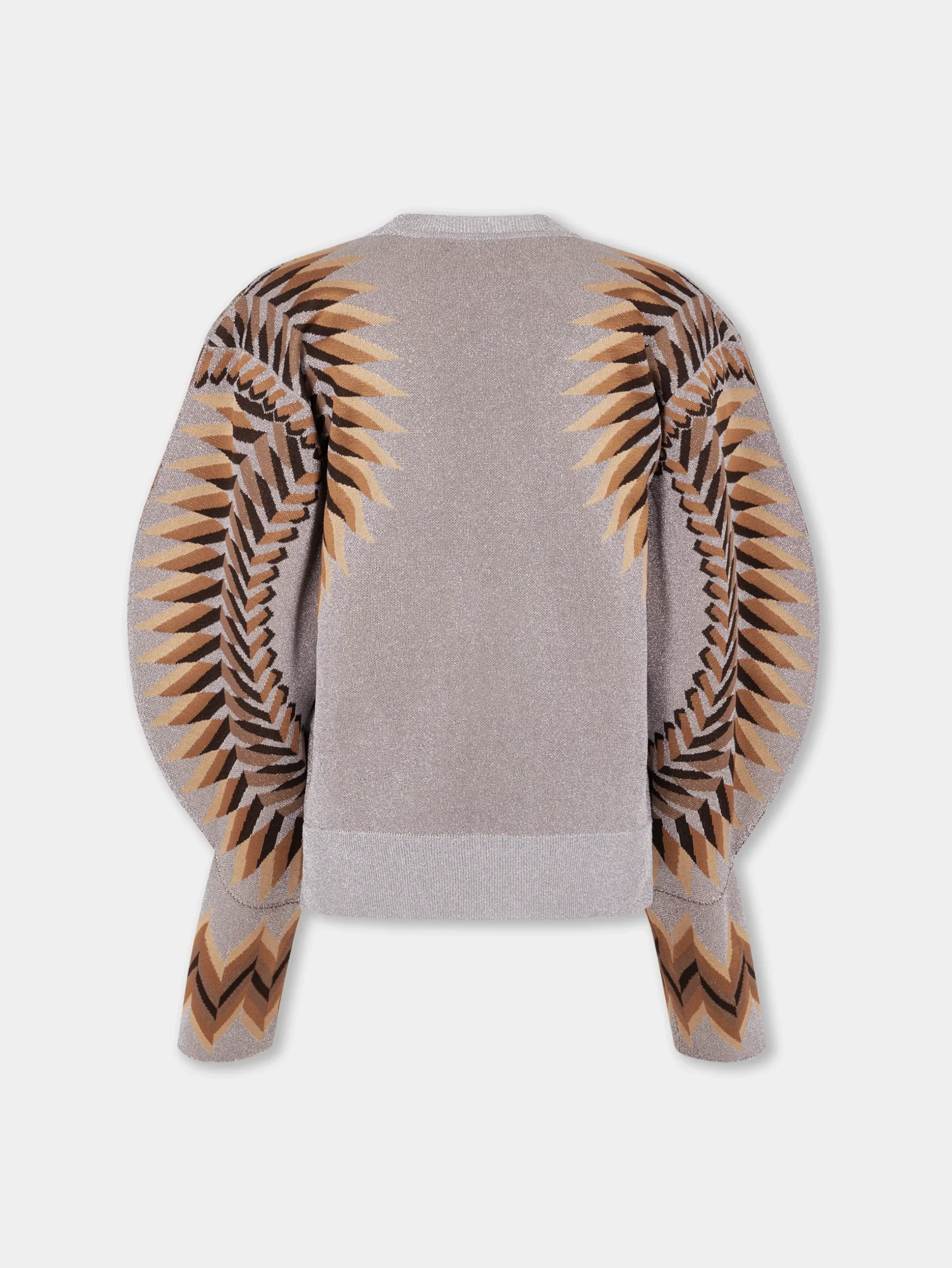 LONG-SLEEVE LUREX JACQUARD SWEATER | Rabanne Cheap