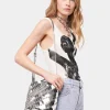 Medium silver BUCKET PACO BAG IN LEATHER | Rabanne Clearance