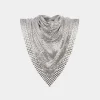 Metallic chainmail scarf | Rabanne Online