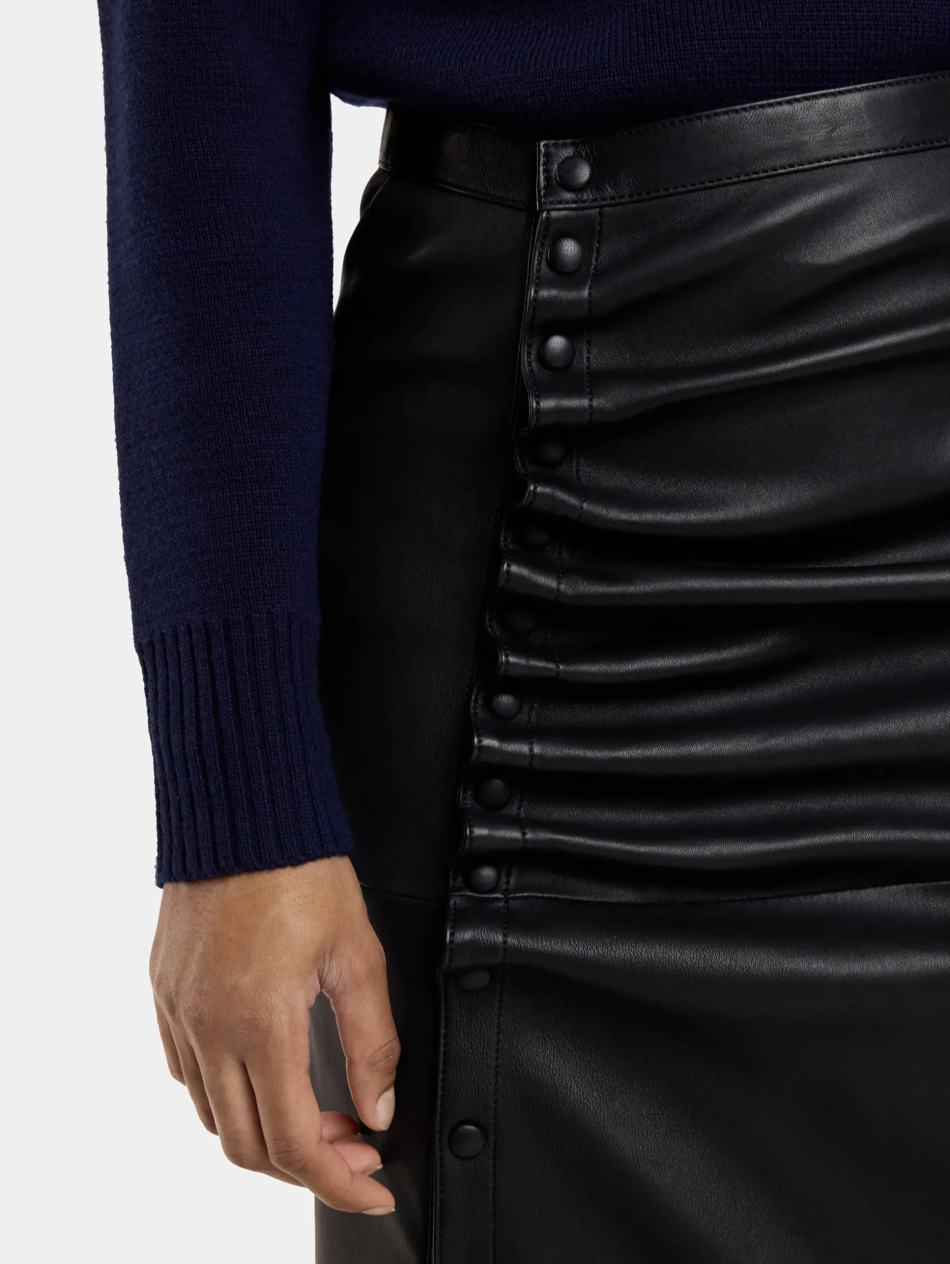 MIDI-SKIRT IN LAMBSKIN | Rabanne Discount