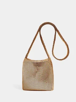 Mini gold Pixel bag | Rabanne Hot