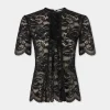 Mini lace black top | Rabanne Hot