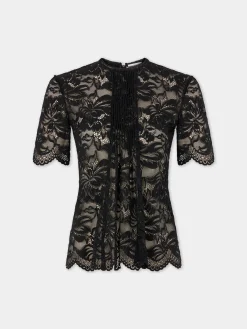 Mini lace black top | Rabanne Hot