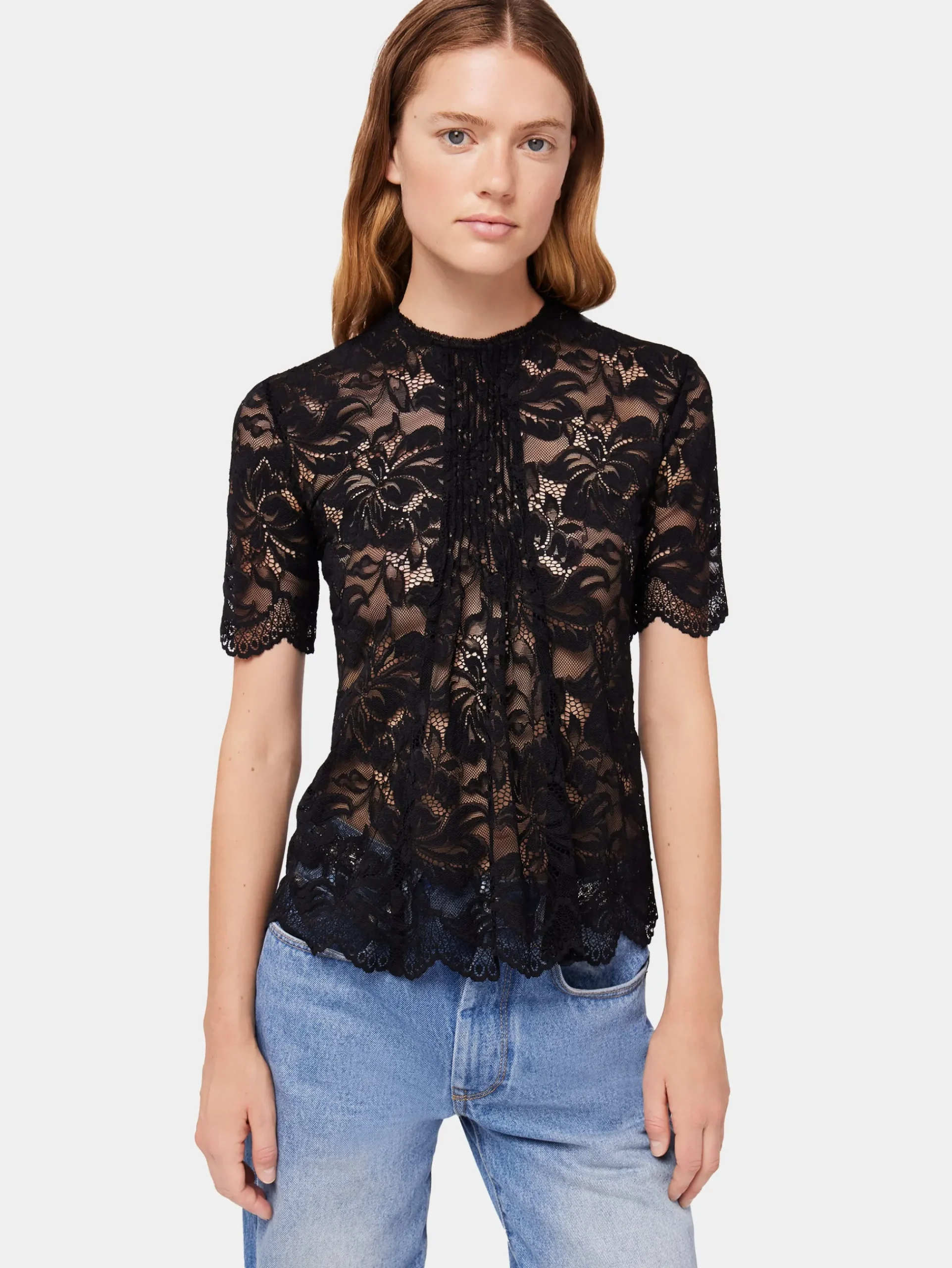 Mini lace black top | Rabanne Hot