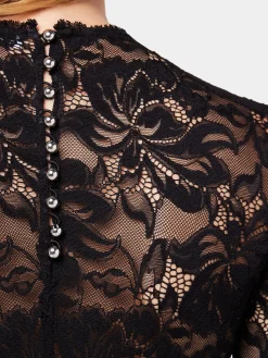 Mini lace black top | Rabanne Hot