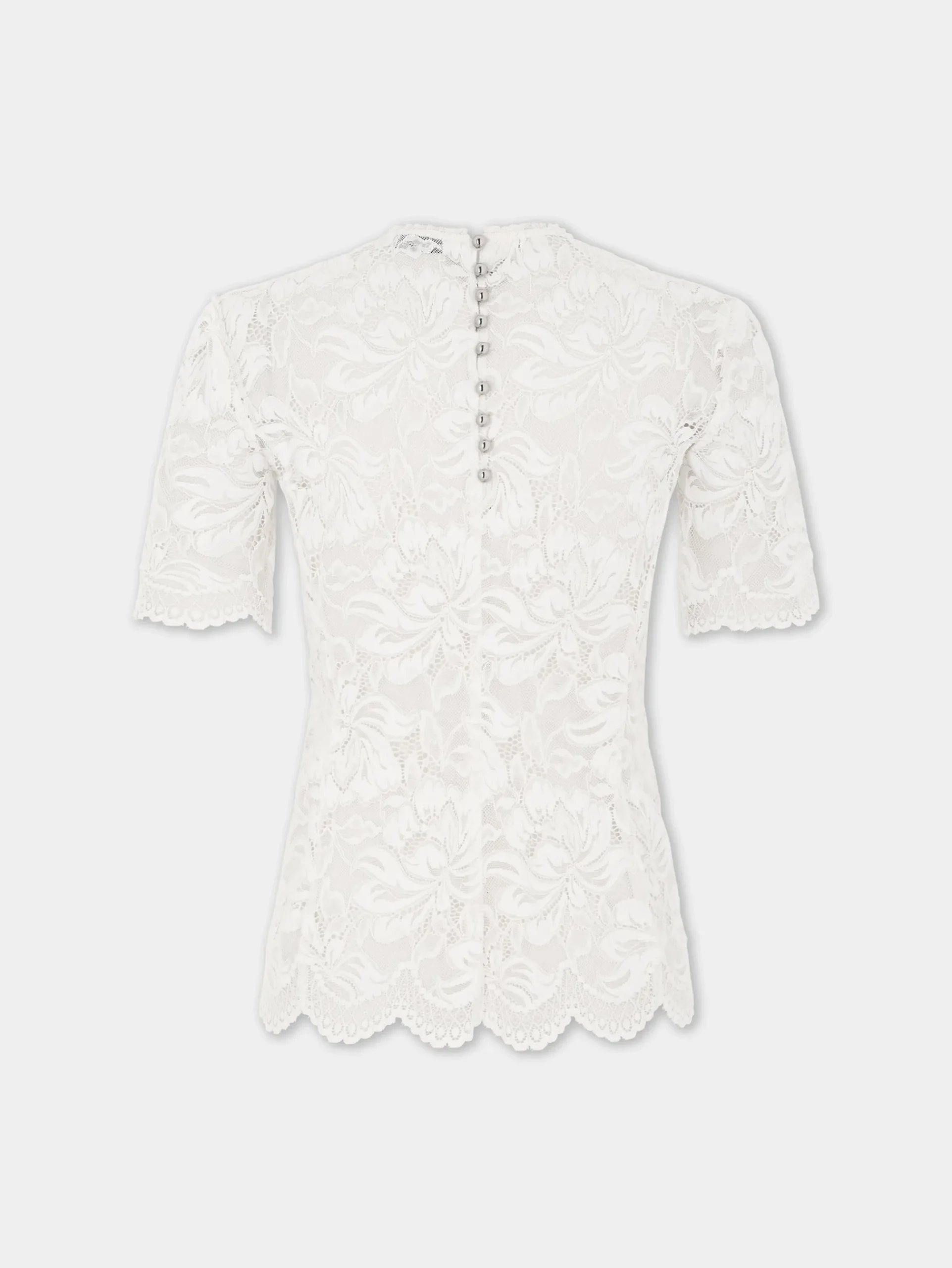 Mini lace ivory top | Rabanne Best