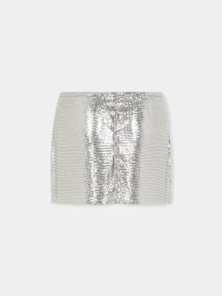 MINI SKIRT IN MESH | Rabanne Best