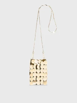 Mini sparkle discs Gold Bag | Rabanne Cheap