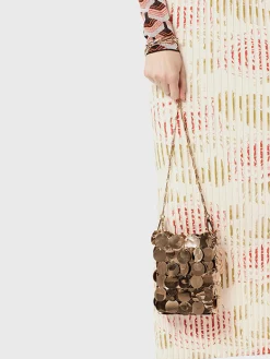 Mini sparkle discs Gold Bag | Rabanne Cheap