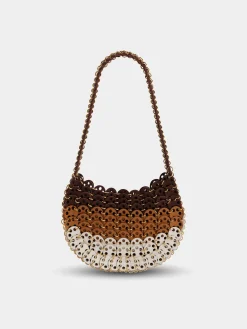1969 MOON BAG IN LEATHER BROWN SHADES | Rabanne Store