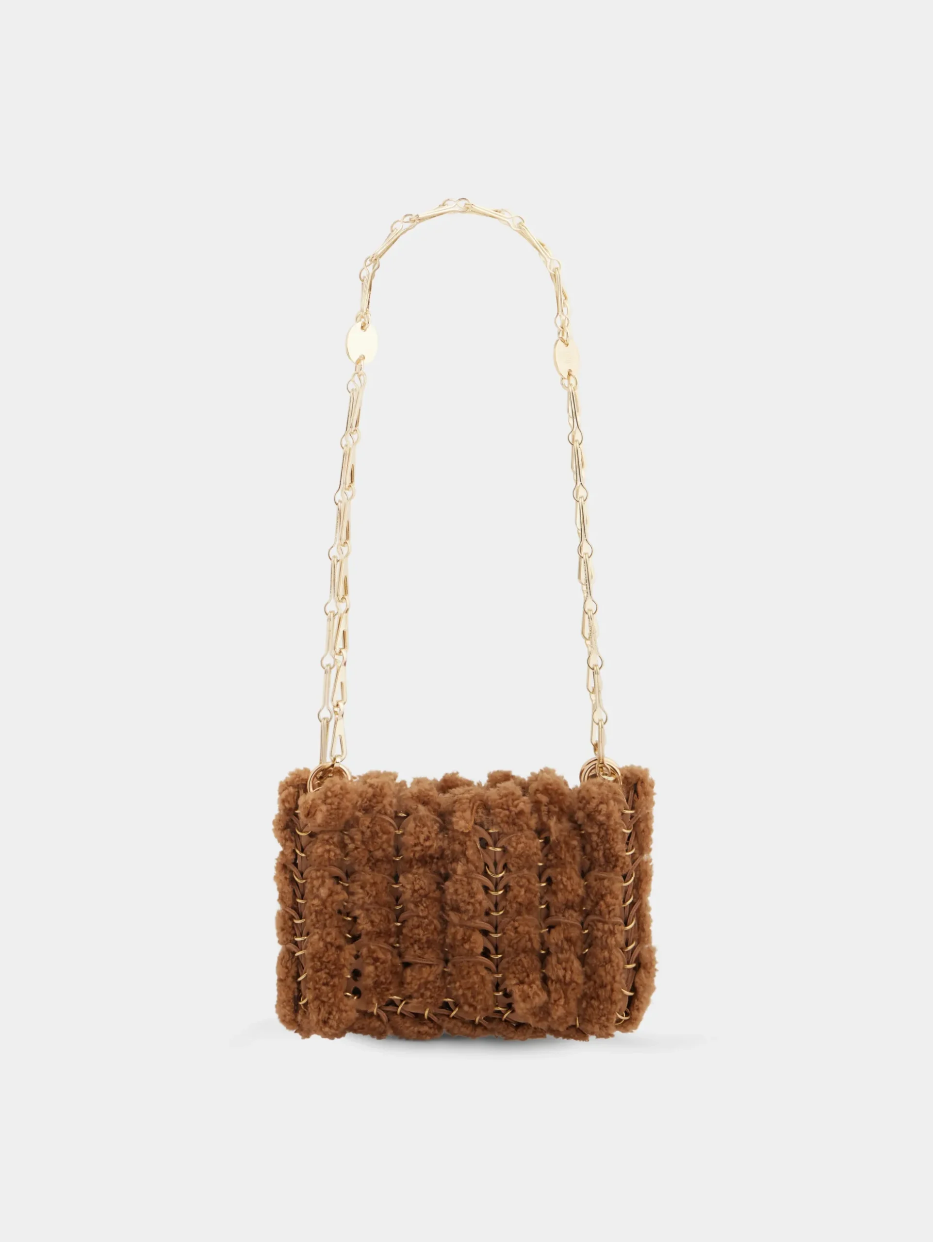 1969 NANO BAG IN SHEARLING | Rabanne Outlet