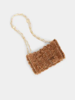 1969 NANO BAG IN SHEARLING | Rabanne Outlet