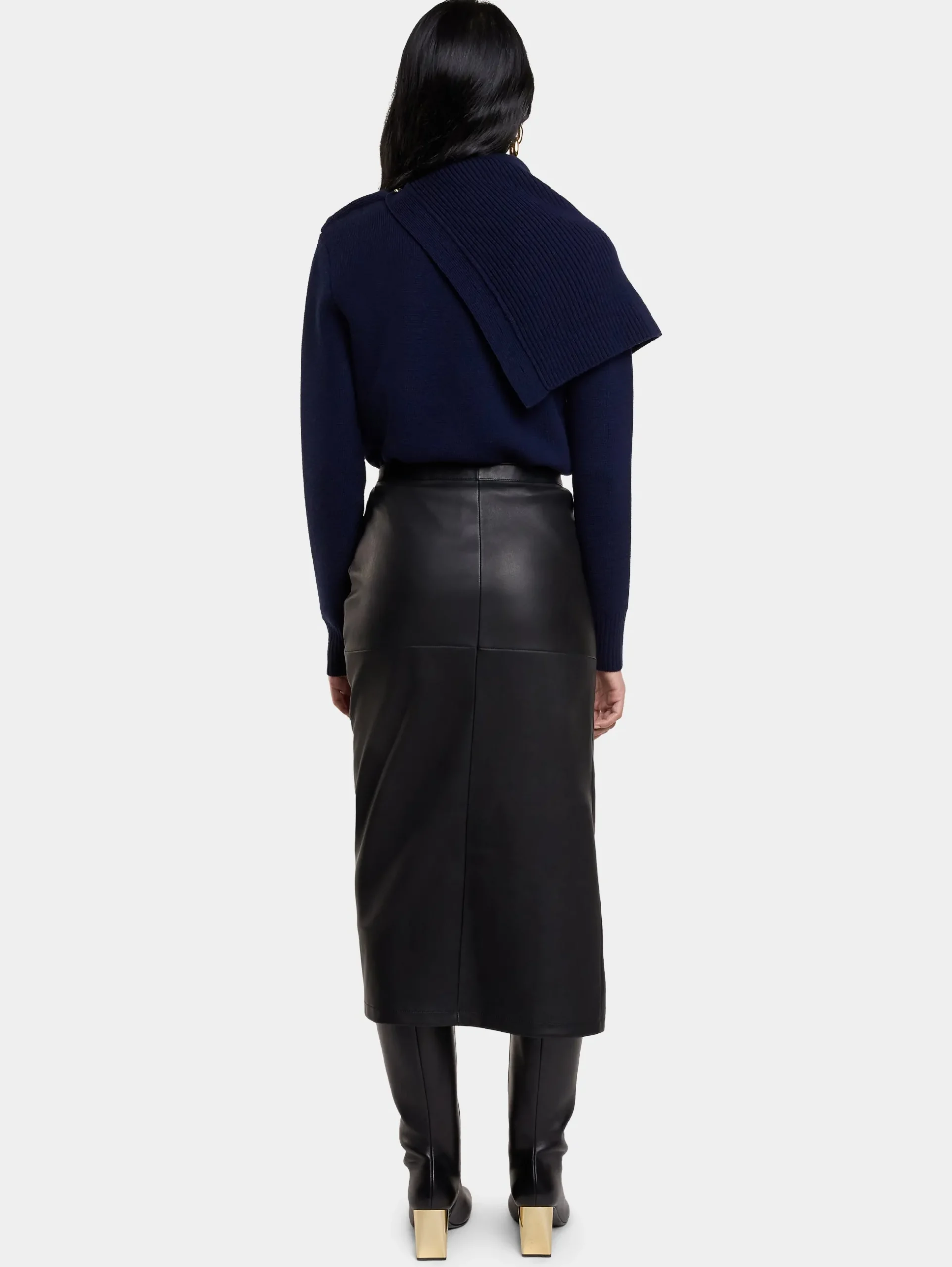 NAVY SWEATER IN WOOL | Rabanne Best Sale