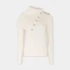 OFF WHITE SWEATER IN WOOL | Rabanne Store