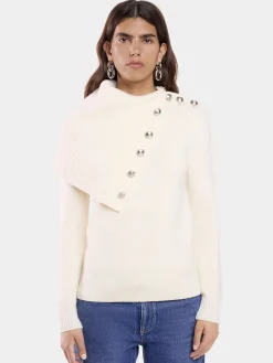OFF WHITE SWEATER IN WOOL | Rabanne Store