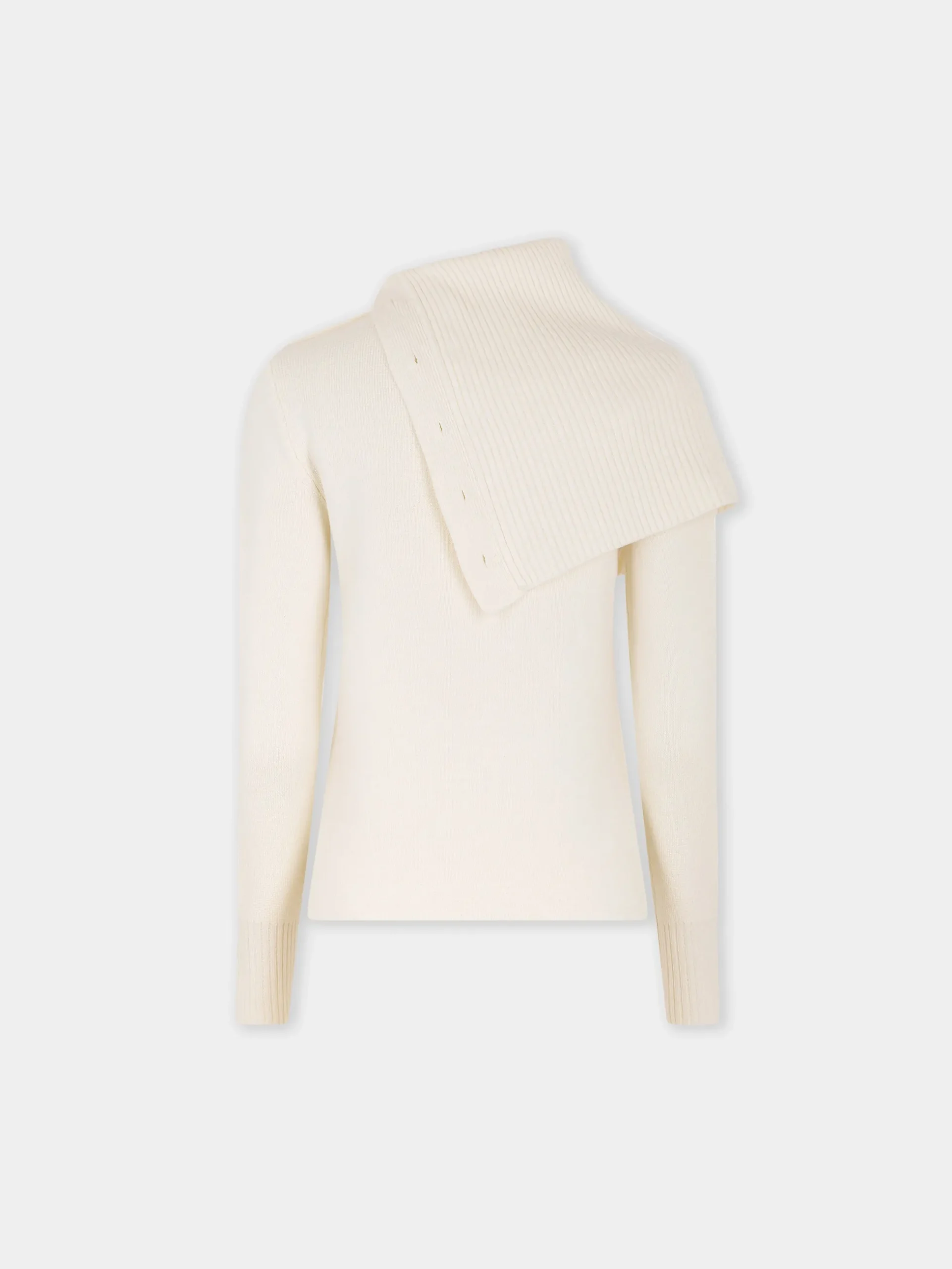 OFF WHITE SWEATER IN WOOL | Rabanne Store