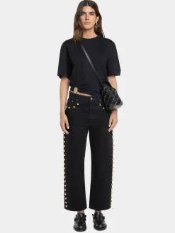 OVERSIZE PIERCING T-SHIRT | Rabanne Outlet