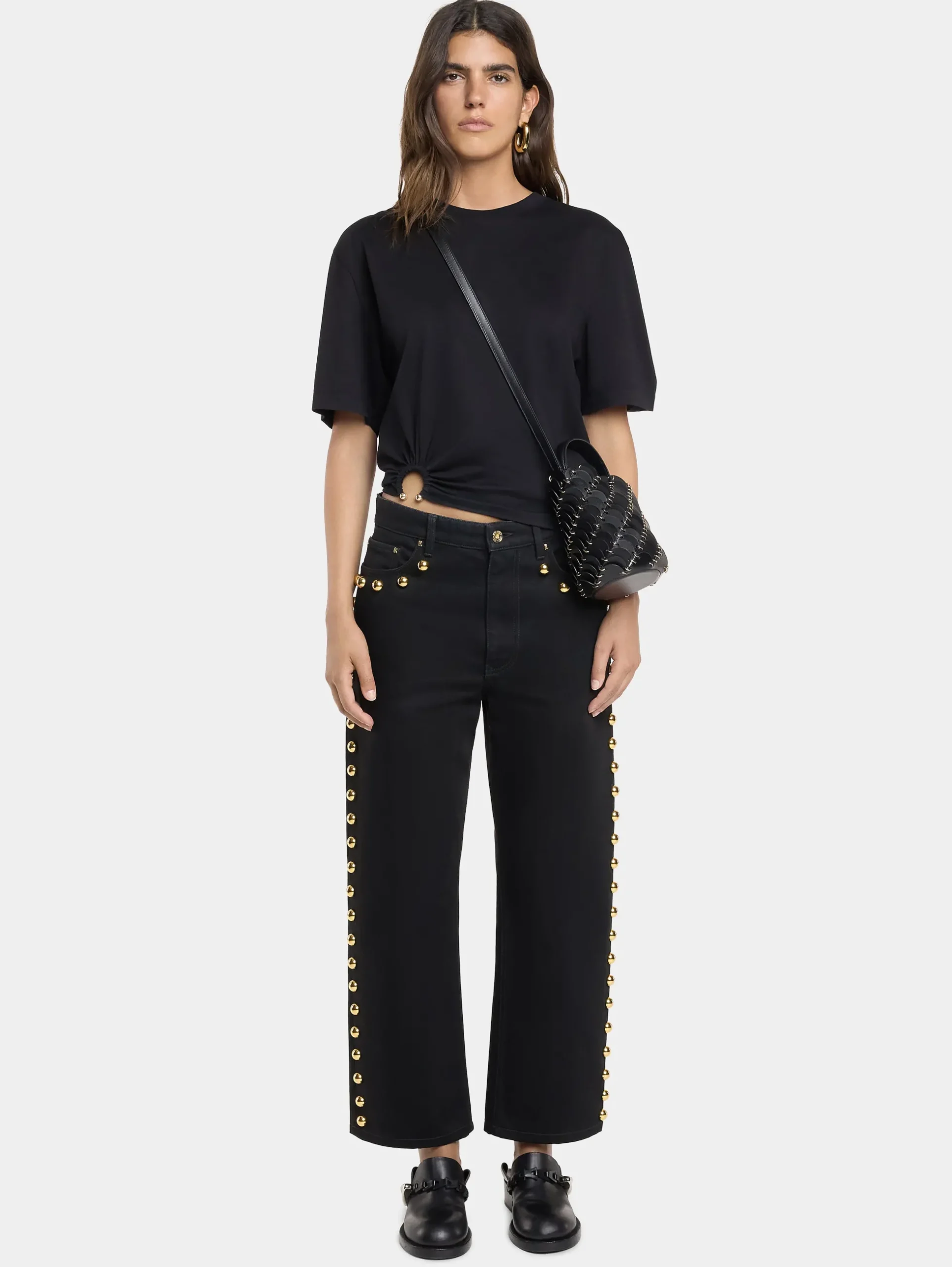 OVERSIZE PIERCING T-SHIRT | Rabanne Outlet