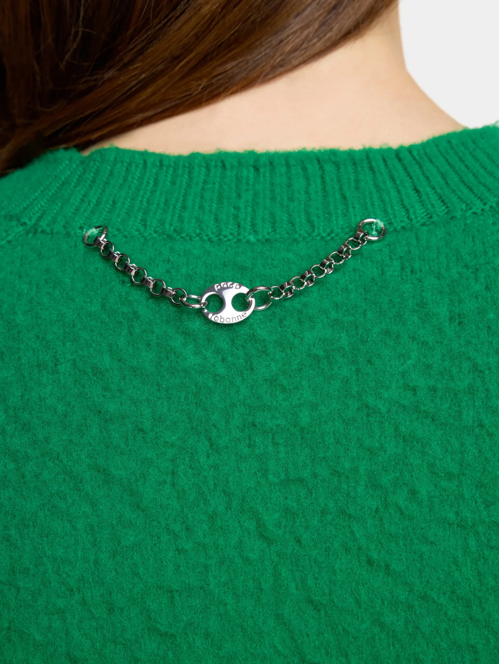 OVERSIZED SWEATER IN BRUSHED WOOL | Rabanne Store