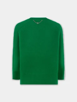 OVERSIZED SWEATER IN BRUSHED WOOL | Rabanne Store