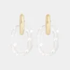 OVERSIZED XL LINK RHINESTONE EARRINGS | Rabanne Outlet