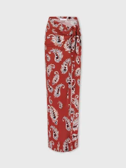 Paisley long split skirt | Rabanne Best Sale