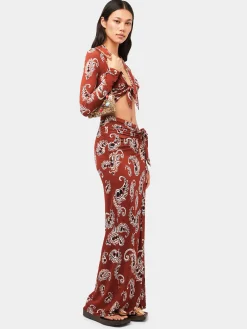 Paisley long split skirt | Rabanne Best Sale
