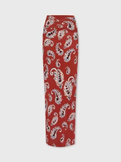 Paisley long split skirt | Rabanne Best Sale