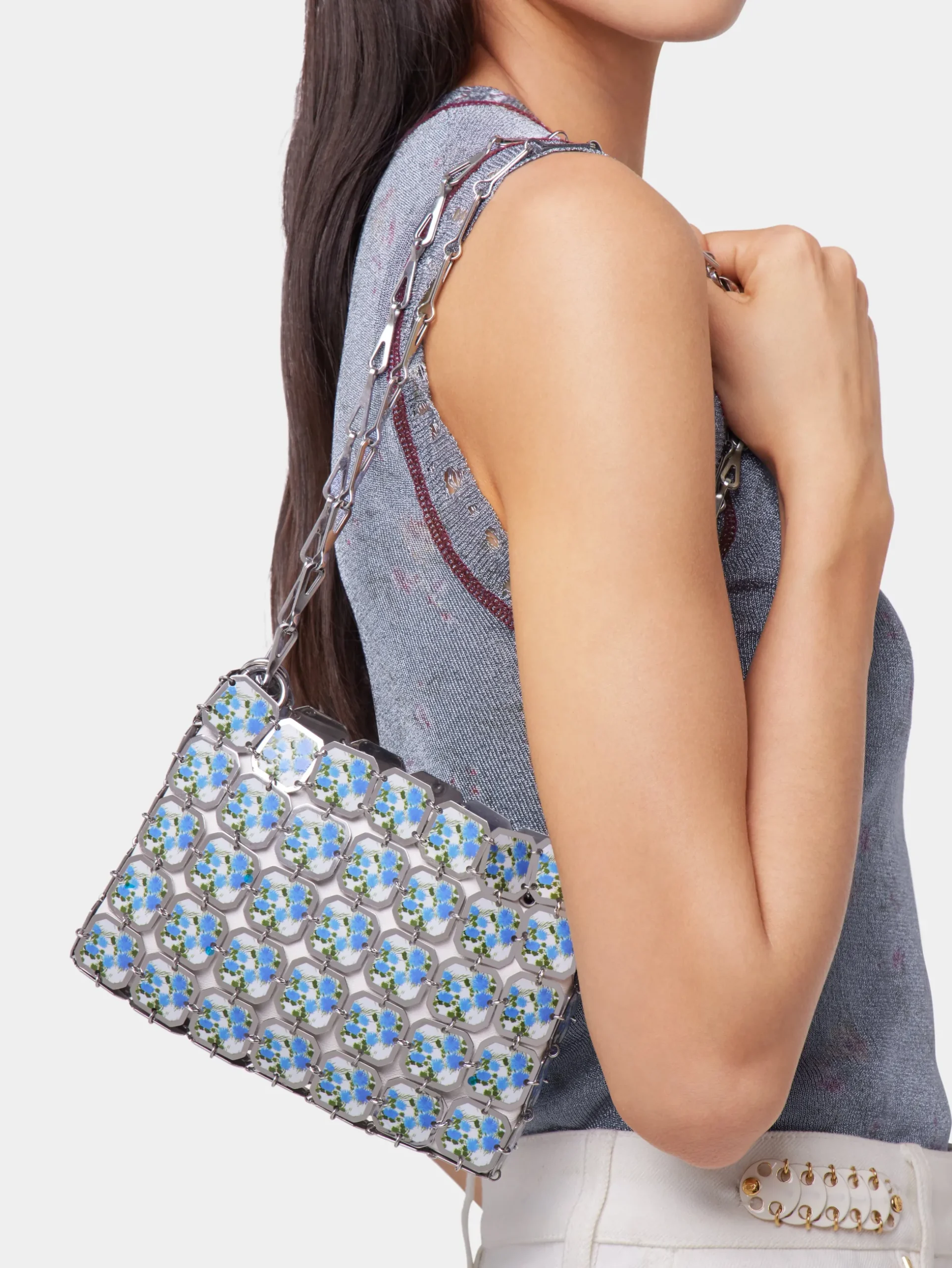 1969 PORCELAIN SQUARE NANO BAG | Rabanne Online