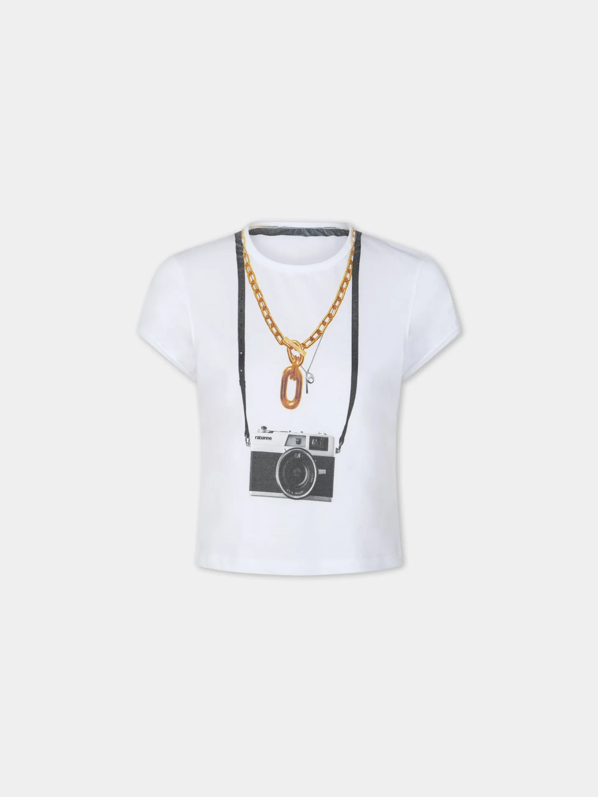 PRINTED T-SHIRT IN COTTON JERSEY | Rabanne Flash Sale