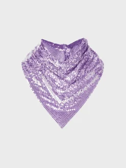 Purple chainmail Scarf | Rabanne Cheap