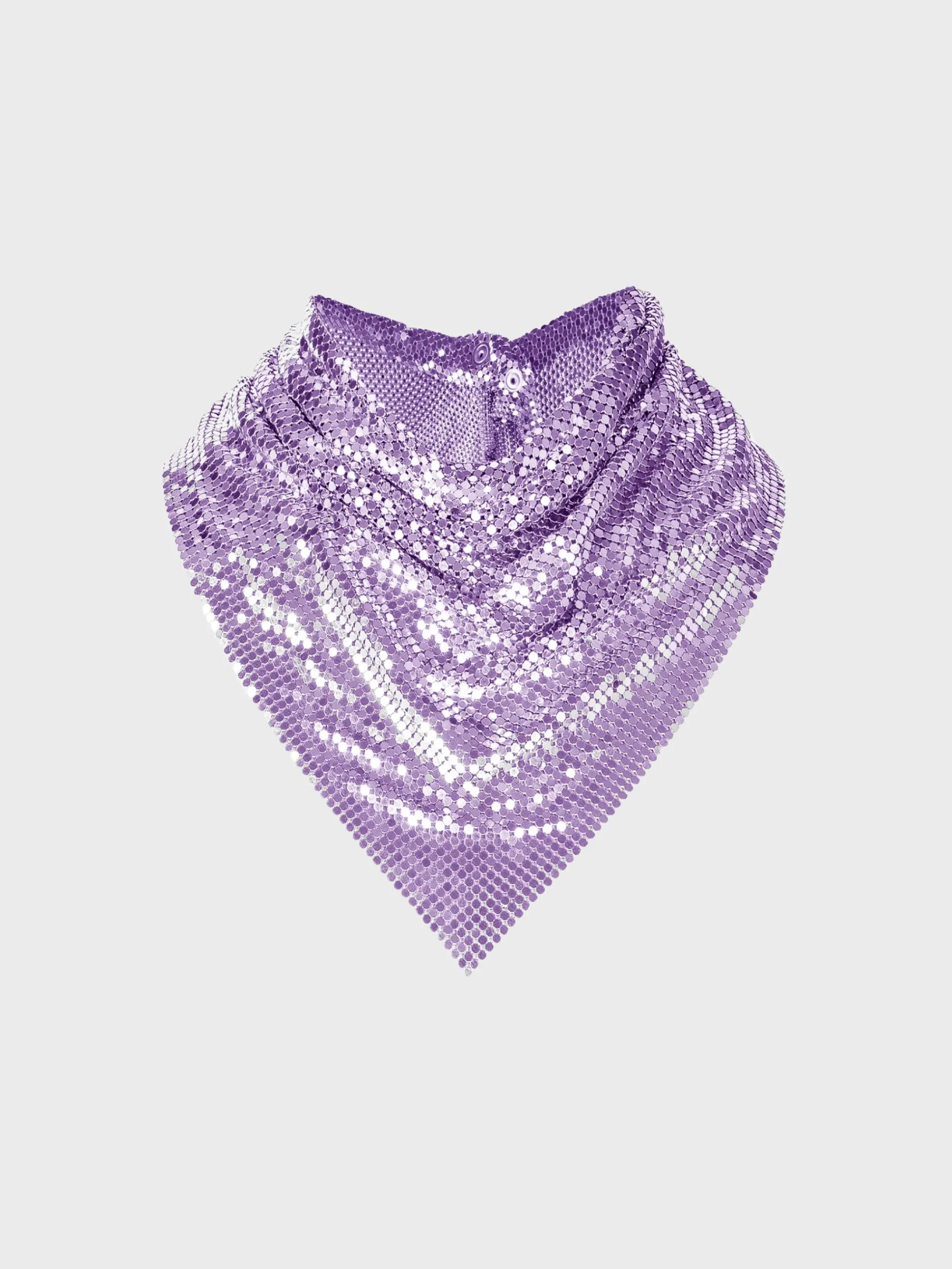 Purple chainmail Scarf | Rabanne Cheap