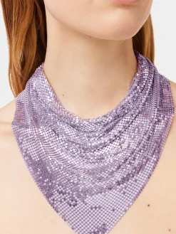 Purple chainmail Scarf | Rabanne Cheap