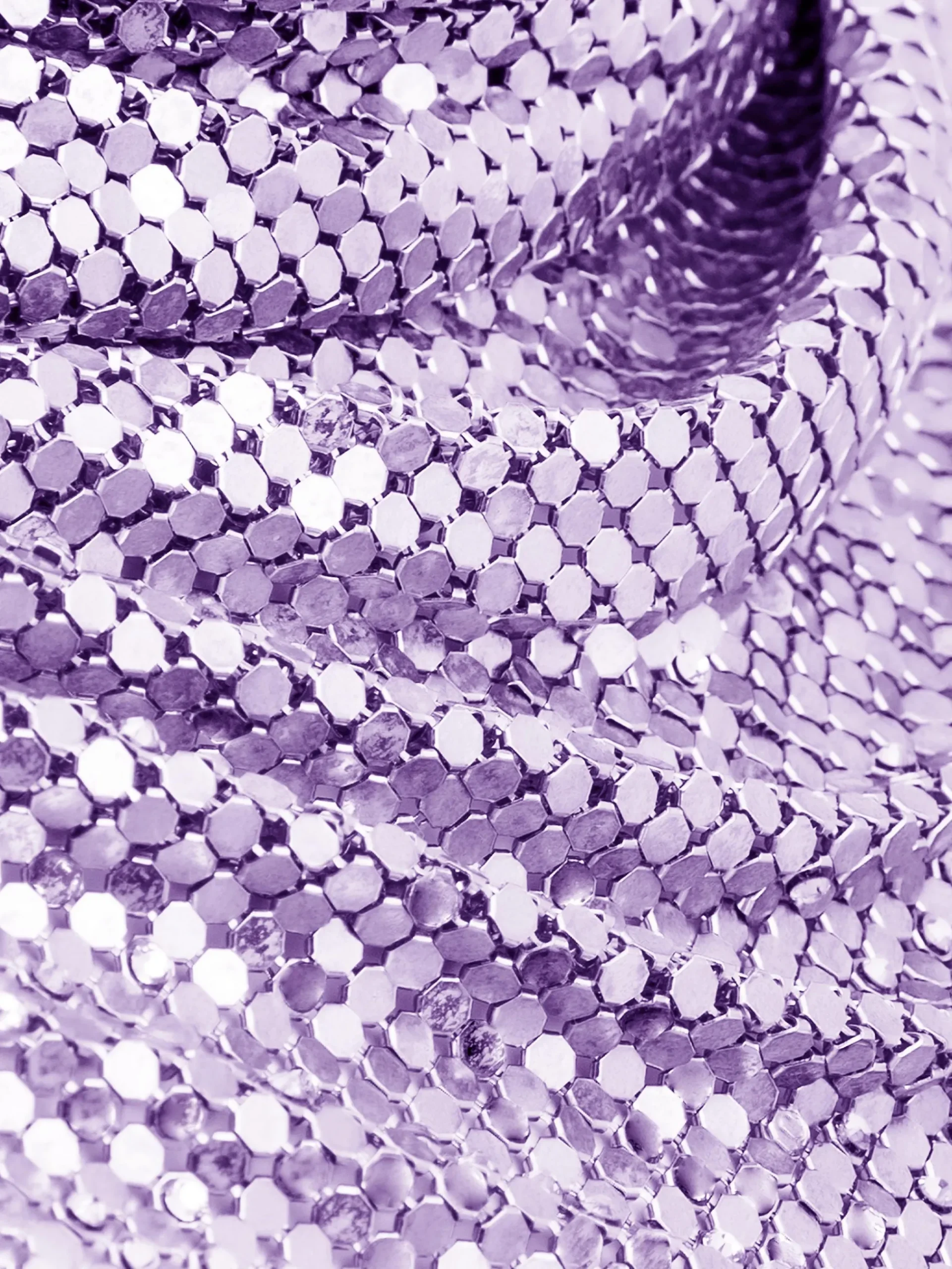 Purple chainmail Scarf | Rabanne Cheap