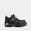 x NEW ROCK BLACK SHOES | Rabanne Sale