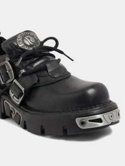 x NEW ROCK BLACK SHOES | Rabanne Sale