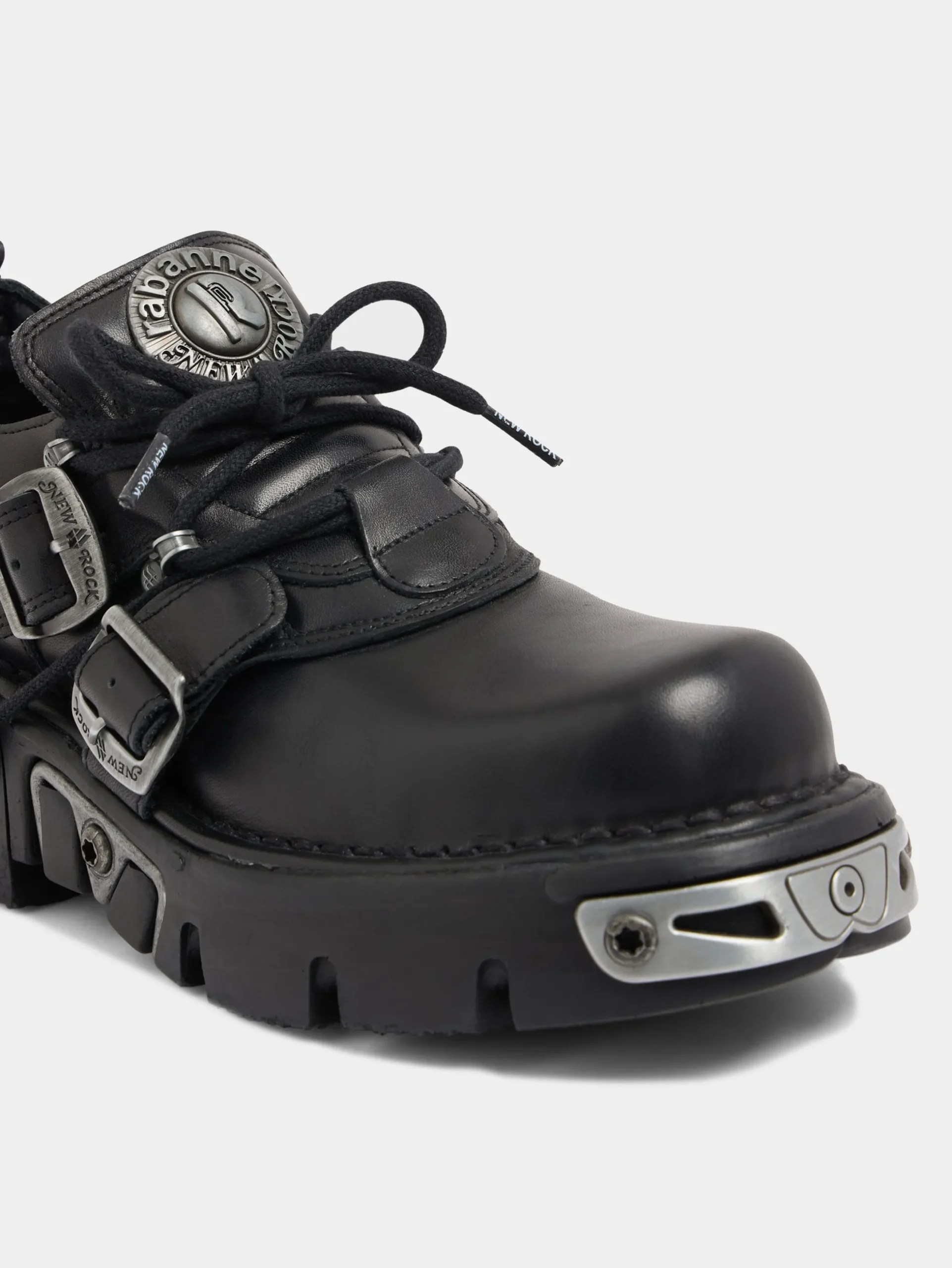 x NEW ROCK BLACK SHOES | Rabanne Sale