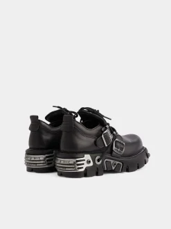 x NEW ROCK BLACK SHOES | Rabanne Sale