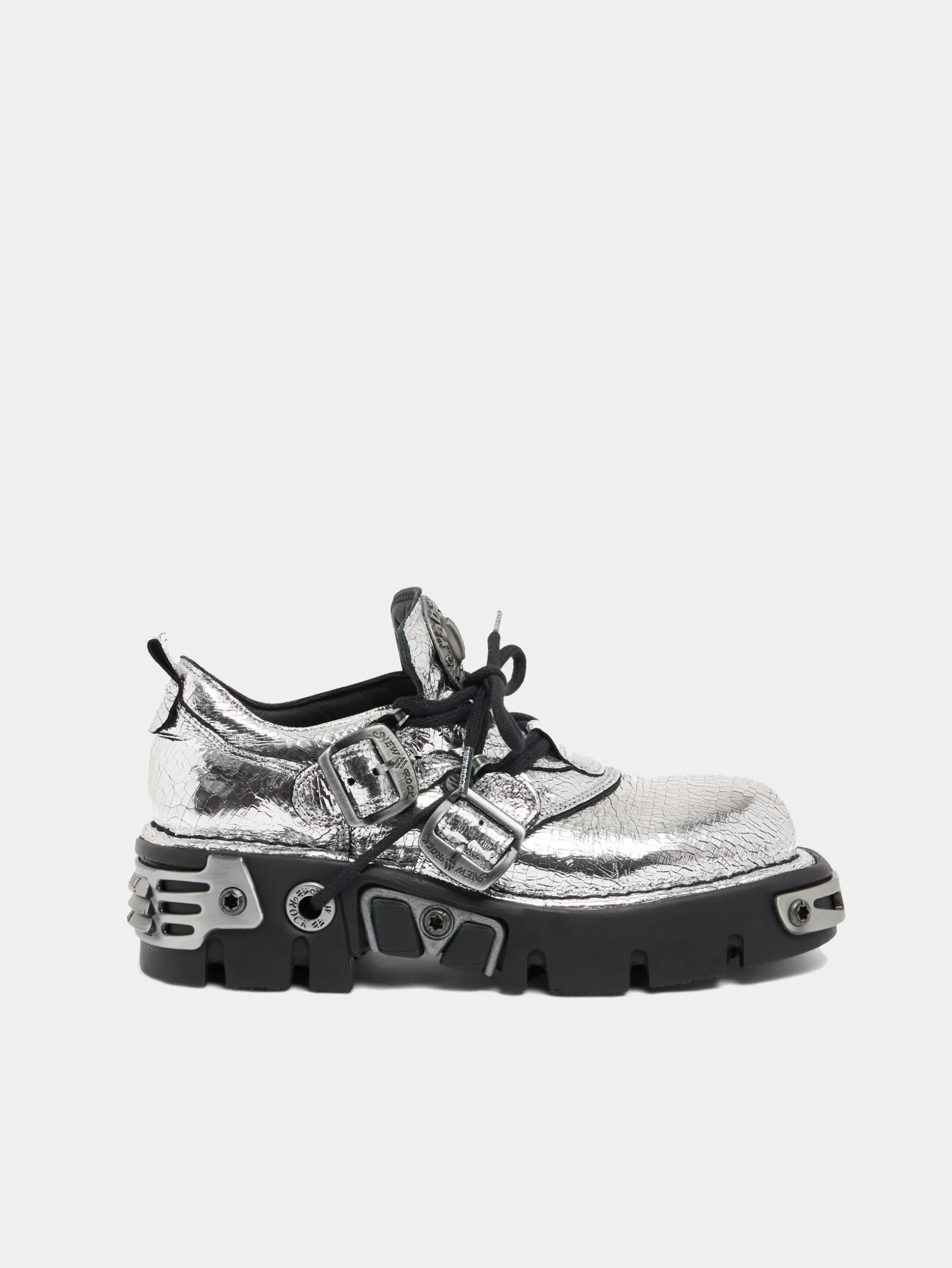 x NEW ROCK SILVER SHOES | Rabanne Discount